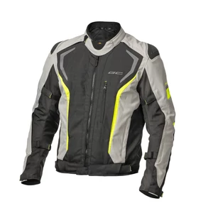Grand Canyon Bikewear Malibu textilkabát+ajándék level 2 gerincprotektorral - szürke/fekete/uv - több méretben
