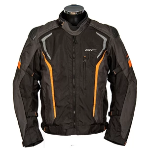 Grand Canyon Bikewear Malibu textilkabát+ajándék level 2 gerincprotektorral - fekete/szürke/narancssárga - több méretben