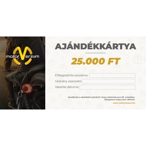 Ajándékkártya 25.000Ft