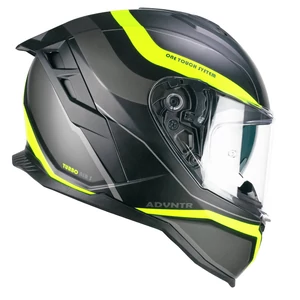 CGM 363X SHOT RUN bukósisak - matt fekete-flou - több méretben