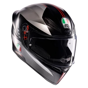 AGV K1 S LAP - fekete/szürke/piros - XS