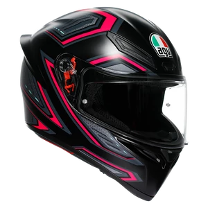 AGV K1 S SLING - matt fekete/rózsaszín - XS