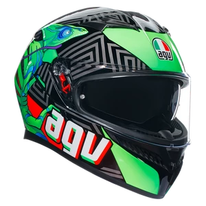 AGV K3 Kamaleon - fekete/piros/zöld - XS