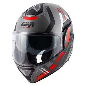 Givi X30 Pulsar bukósisak - titán/fekete/piros - XS
