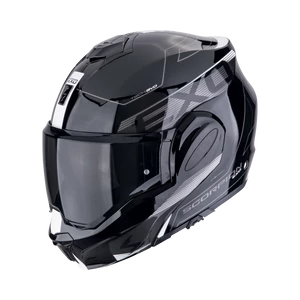 Scorpion bukósisak EXO-TECH EVO  TRAVELLER - Fekete/fehér - XS