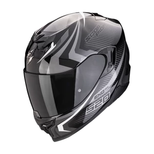 Scorpion bukósisak Exo-520 Evo Air Terra - fekete-ezüst-fehér - M