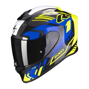 Scorpion EXO-R1 Evo Carbon Air Supra bukósisak - fekete/neon sárga/kék - XS
