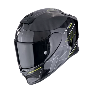 Scorpion EXO-R1 Evo Carbon Air Cynergy bukósisak - fekete/neon sárga - XS