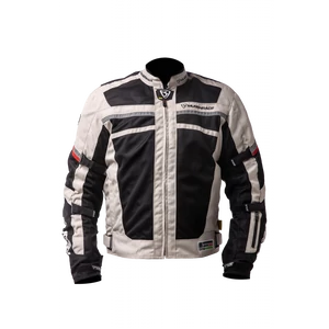 Mugenrace NJ-MNR-1731 A-TTRAVERSARE textilkabát - szürke/fekete - több méretben