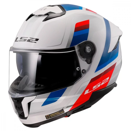LS2 FF808 STREAM II VINTAGE WHITE BLUE RED-06 - M