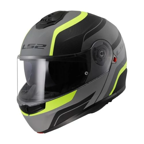 LS2 FF908 STROBE II MONZA M.BLACK H-V YELLOW-06 - S