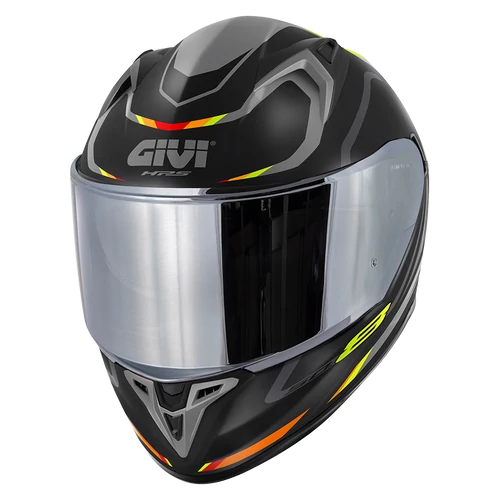 GIVI 50.8 Mach1 bukósisak - matt fekete-szürke-piros - M
