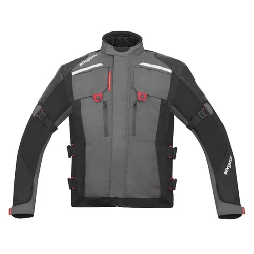 Sixgear Hybrid textil motoros kabát - szürke - 3XL