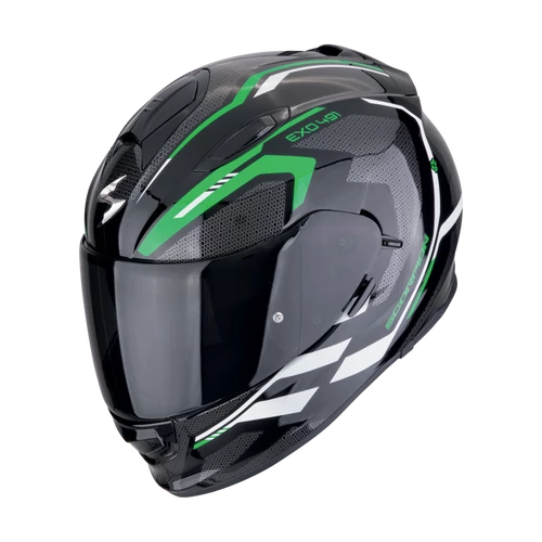 Scorpion Exo-491 Kripta bukósisak - fekete/zöld/fehér - XS