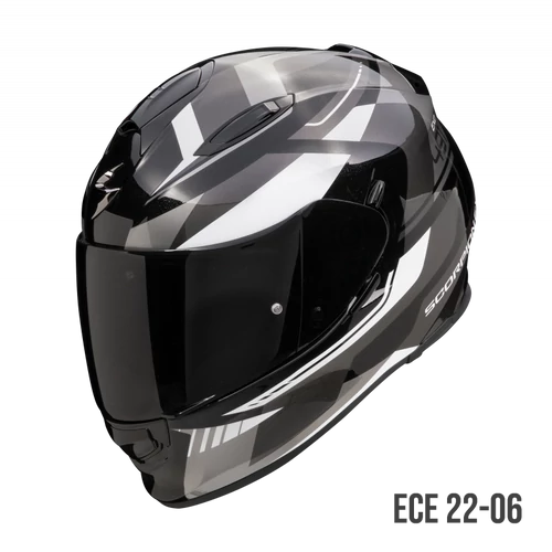 Scorpion Exo-491 Abilis bukósisak - fekete/ezüst/fehér - XS