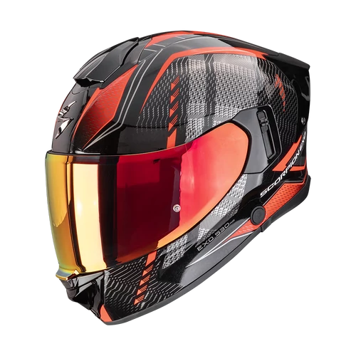Scorpion Exo-530 Air Theras bukósisak - fekete/piros - M