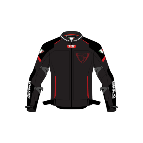 Textil kabát Mugen Race 1930 - fekete-piros - 4XL
