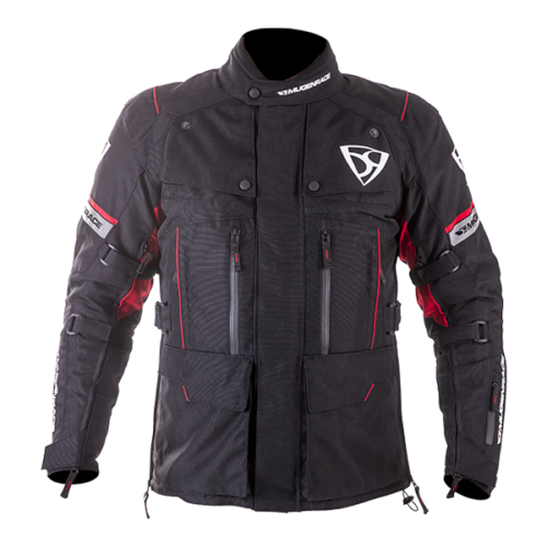 Textil kabát Mugen Race 1840 - fekete-piros - XL