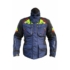 Textil Mugen Race kabát 2099 - navi kék-flou sárga - 2XL
