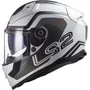 Kép 3/4 - LS2 FF811 VECTOR II METRIC WHITE TITAN SILVER-06 - L