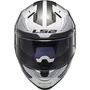 Kép 4/4 - LS2 FF811 VECTOR II METRIC WHITE TITAN SILVER-06 - L