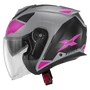 Kép 2/2 - Givi X25 Target Lady bukósisak - szürke/rózsaszín - XS