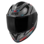 Kép 1/4 - GIVI 50.8 Mach1 bukósisak - szürke-fekete-piros - 2XL