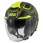 Kép 2/2 - Givi X22 Hyper nyitott bukósisak - matt titán-fekete-piros - S